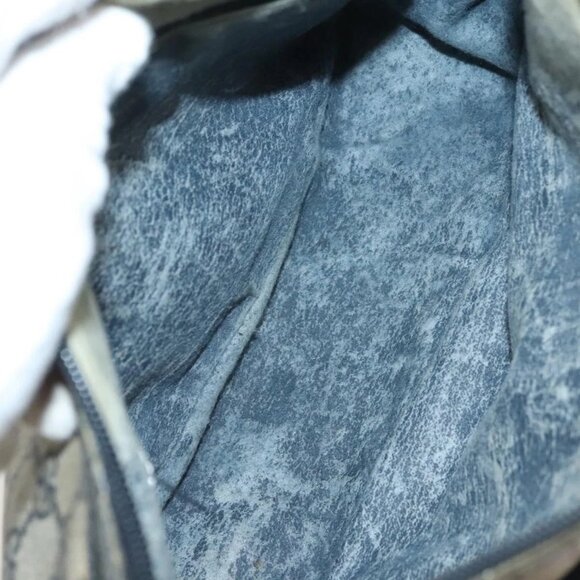 GUCCI GG Supreme Sherry Line Shoulder Bag PVC Navy Gold 89 02 077 Auth BA3642 - Picture 11 of 16